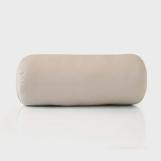 Yogabolster rond – Katoen – Zand – 61 cm - Image 3