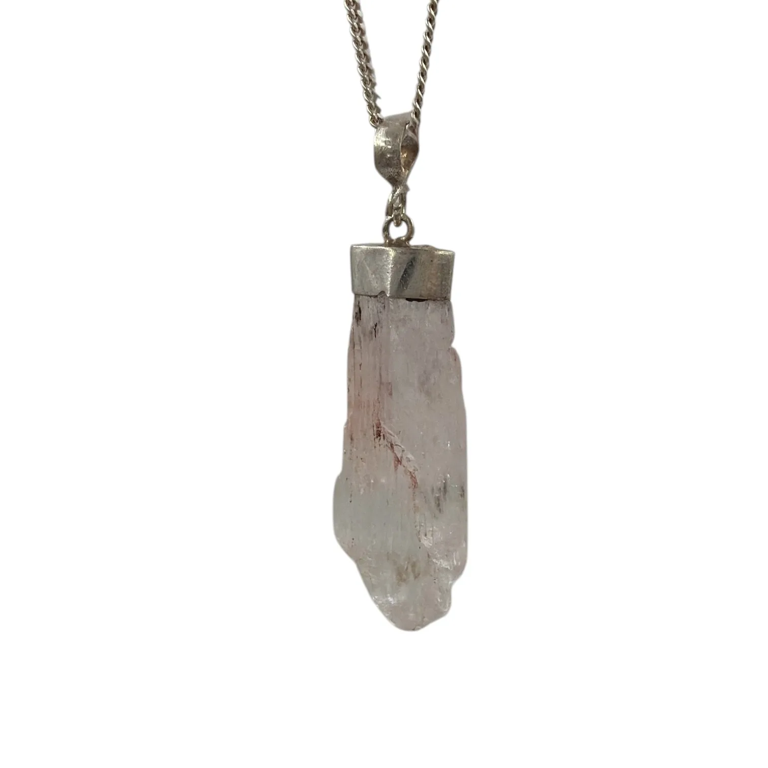 Kunziet ruw hanger zilver - 4.08 gram