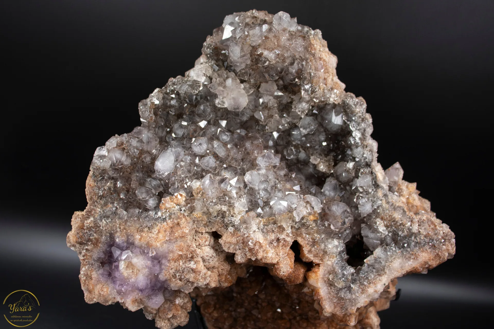 Amethist, toermalijn, rookkwarts museumstuk - 12.01kg - Afbeelding 5
