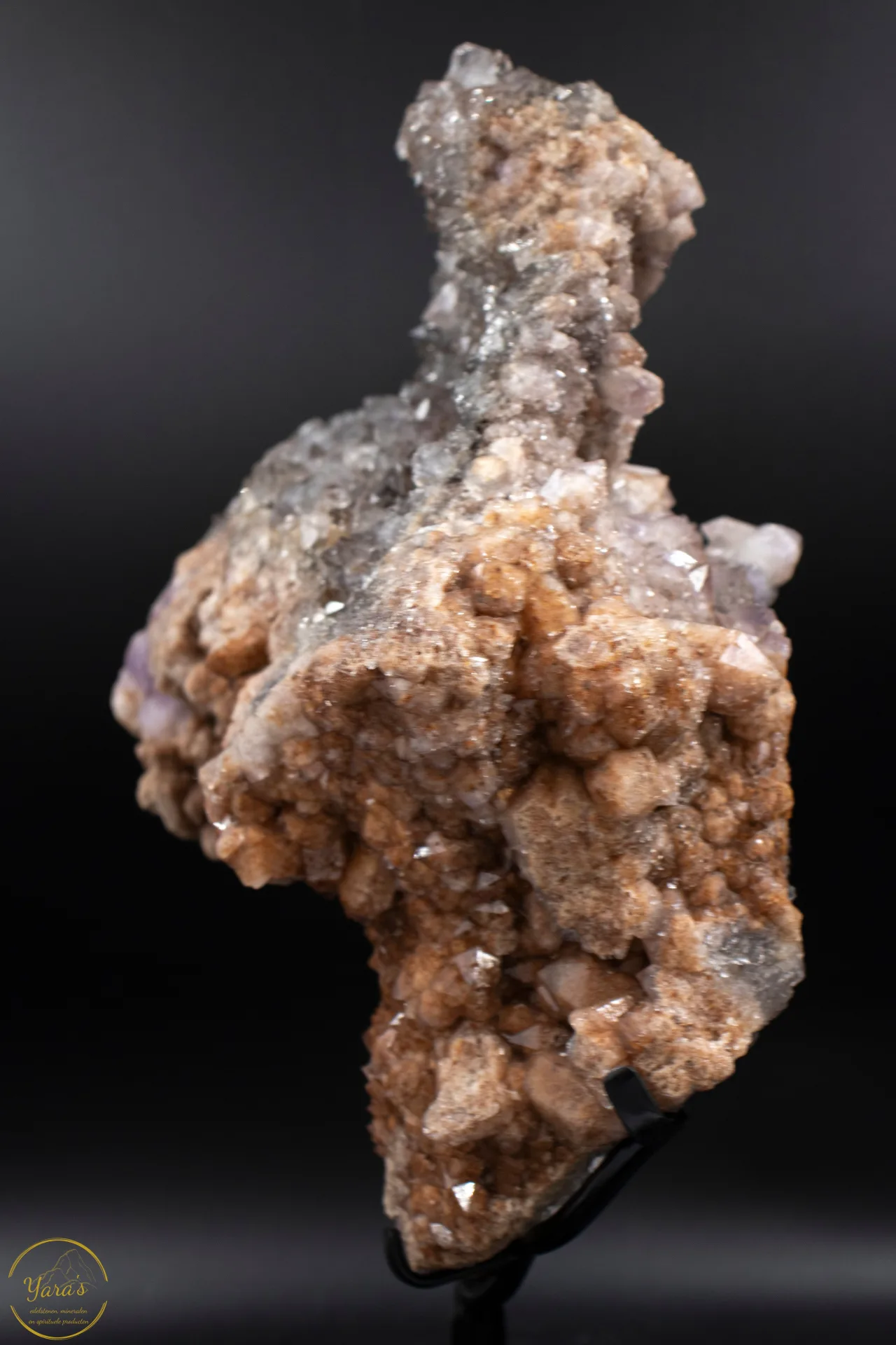 Amethist, toermalijn, rookkwarts museumstuk - 12.01kg - Afbeelding 8