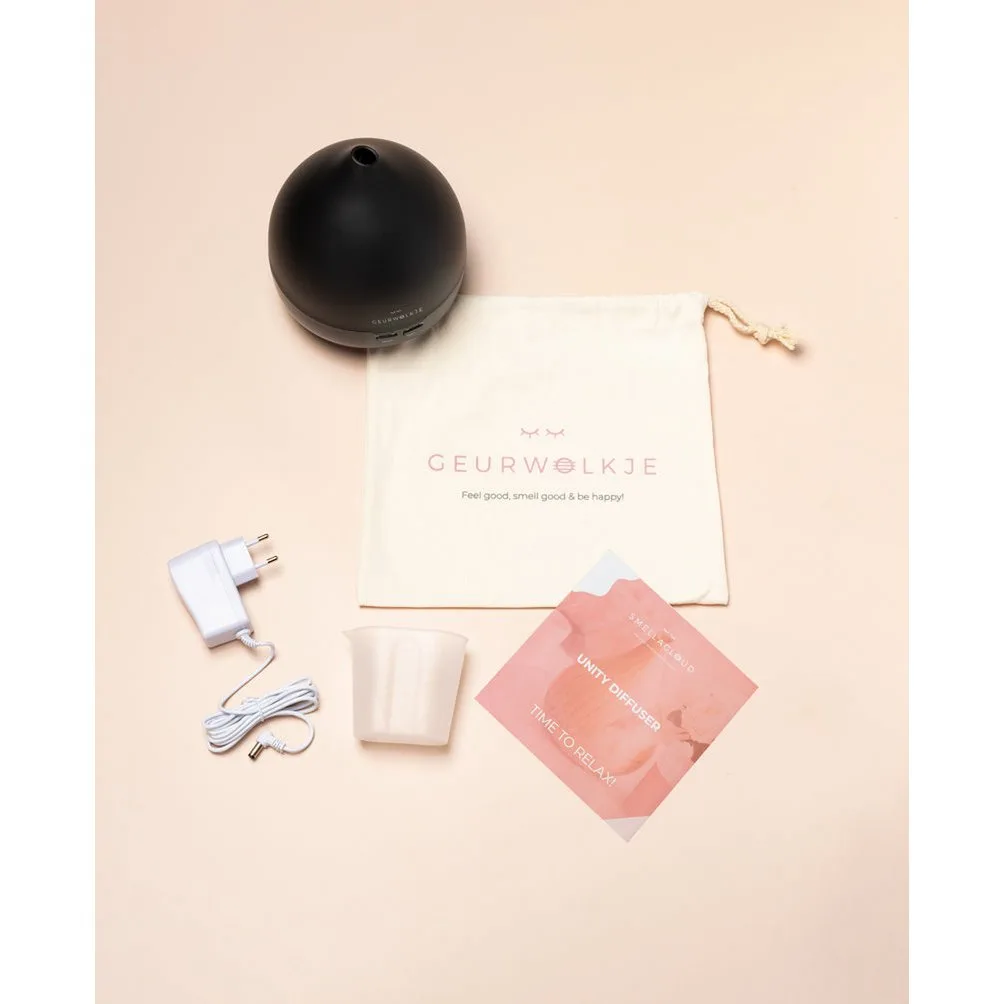 Diffuser Unity 2.0 - Geurwolkje® Aroma Diffuser - Mat zwart - 400 ml - Image 7