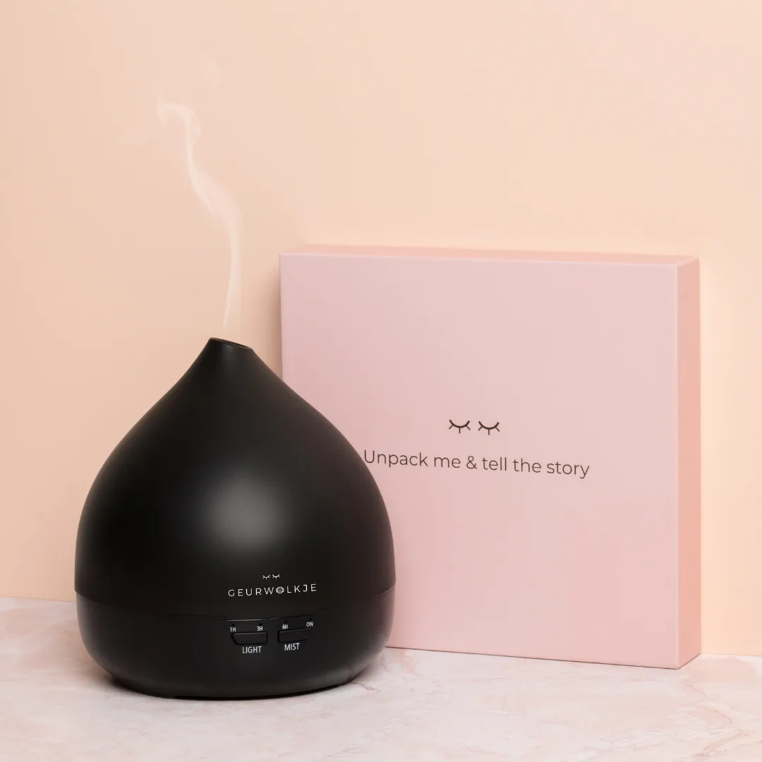 Diffuser Unity 2.0 - Geurwolkje® Aroma Diffuser - Mat zwart - 400 ml - Image 10
