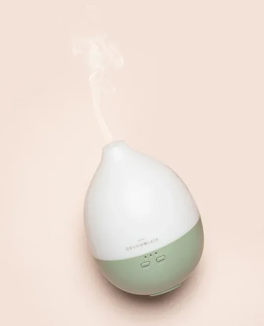 Nimbus 2.0 tevens nachtlampje - Geurwolkje® Diffuser - Groen - 200 ml - Image 9