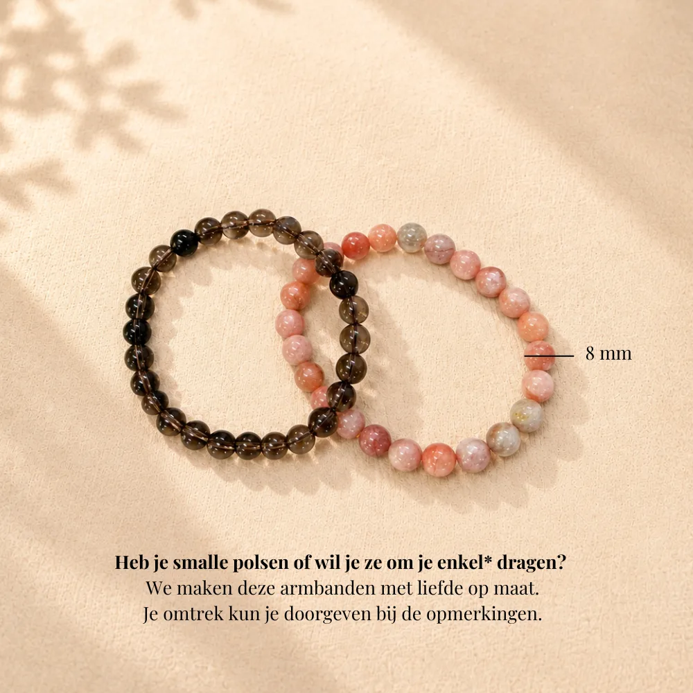 Gronding & ontprikkeling - armbandenset (8 mm) - Afbeelding 3
