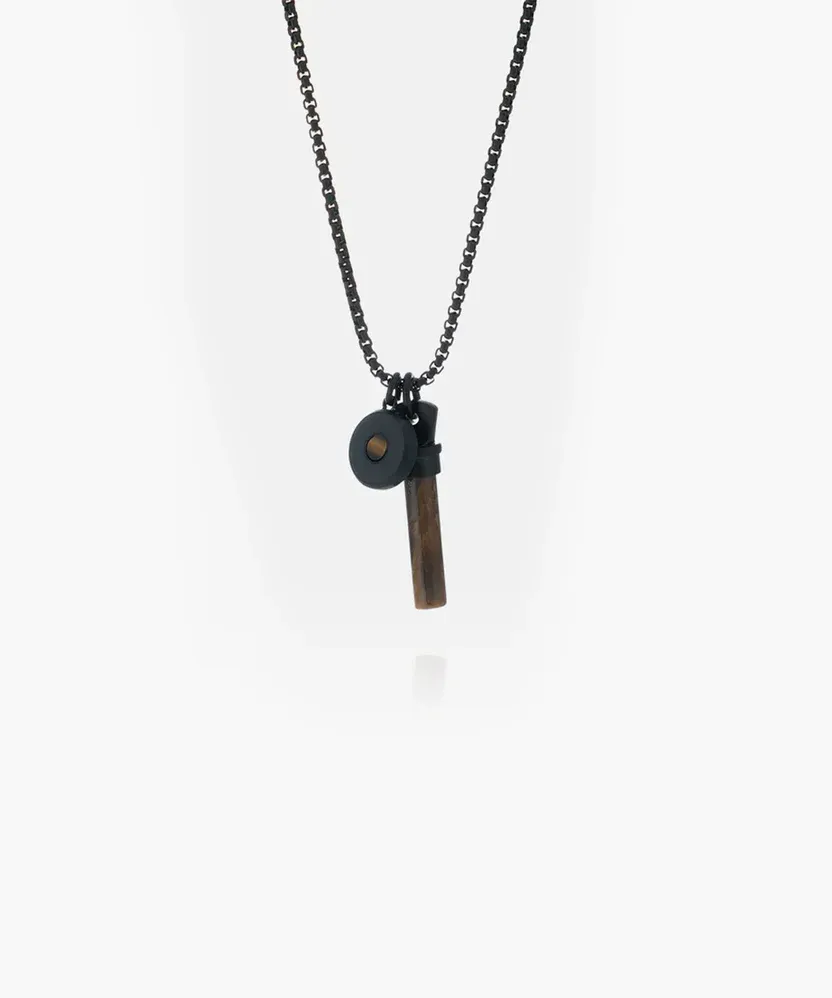 Pig & Hen - Brontide Eye Necklace Tiger Eye - 60cm